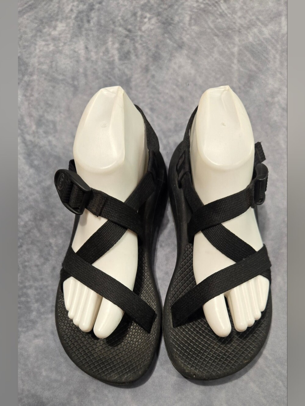 Chaco Black Crisscross Sport Sandals for Women